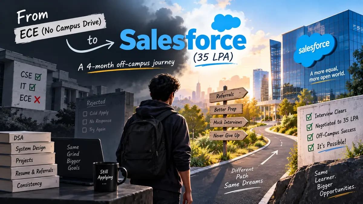How I Landed a 35 LPA SDE-1 Offer at Salesforce, Off-Campus